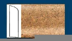 Плинтус пробковый ArtCorkDesing С 106 (Колер 8) 10х60х910 мм в Ульяновске