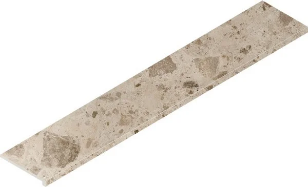 Керамогранит Italon Континуум Стоун Беж Ступень угловая правая 33х160 (Натуральная) в Ульяновске
