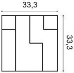 Декоративная панель Orac W102 (33.3x33.3x2.5 см) в Ульяновске