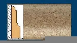 Плинтус пробковый ArtCorkDesing С 104 (Колер 5) 12x40x910 мм в Ульяновске