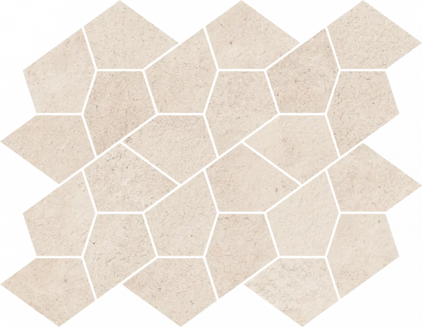 Керамогранит Italon Этернум Сноу Мозаика Калейдо 35.6х27.6 (Натуральная) в Ульяновске