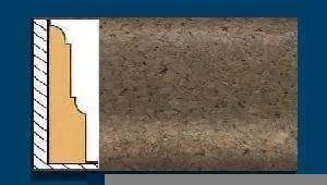 Плинтус пробковый ArtCorkDesing С 103 (Колер 7) 12х65х910 мм в Ульяновске