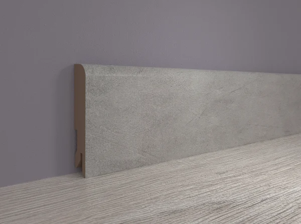 Плинтус MDF Bonkeel 24065 Бетон Лофт Натур (100х16х2400 мм) в Ульяновске