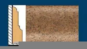 Плинтус пробковый ArtCorkDesing С 103 (Колер 9) 12х65х910 мм в Ульяновске