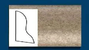 Плинтус пробковый ArtCorkDesing С 102 (Колер 6) 20x40x910 мм в Ульяновске