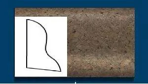 Плинтус пробковый ArtCorkDesing С 102 (Колер 7) 20x40x910 мм в Ульяновске