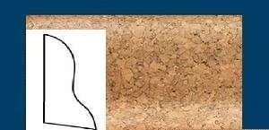 Плинтус пробковый ArtCorkDesing С 102 (Колер 8) 20x40x910 мм в Ульяновске