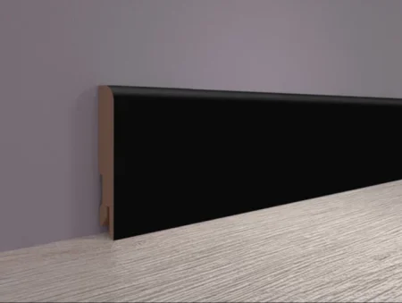 Плинтус MDF Bonkeel 24032 Чёрный Софт (100х16х2400 мм) в Ульяновске