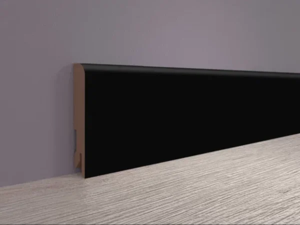 Плинтус MDF Bonkeel 24032 Чёрный Софт (100х16х2400 мм) в Ульяновске