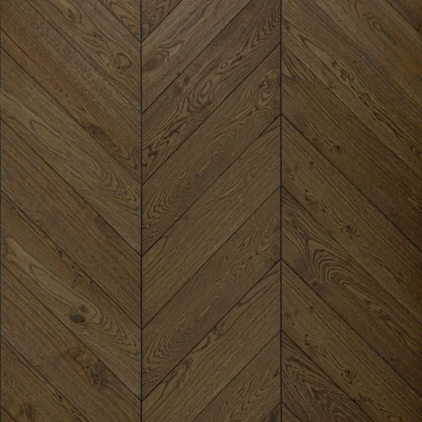 Инженерная доска Kochanelli Французская Ёлка Оскуро Дуб Original Браш (600х120х15) в Ульяновске