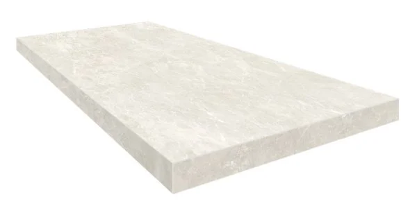 Керамогранит Coliseum Да Винчи Уайт Ступень угловая правая (Натуральный, 33х60) в Ульяновске