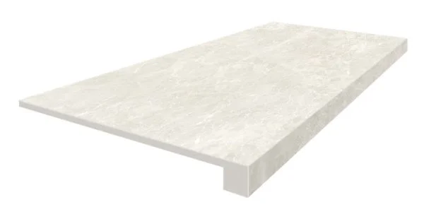 Керамогранит Coliseum Да Винчи Уайт Ступень фронтальная (Натуральный, 33х60) в Ульяновске