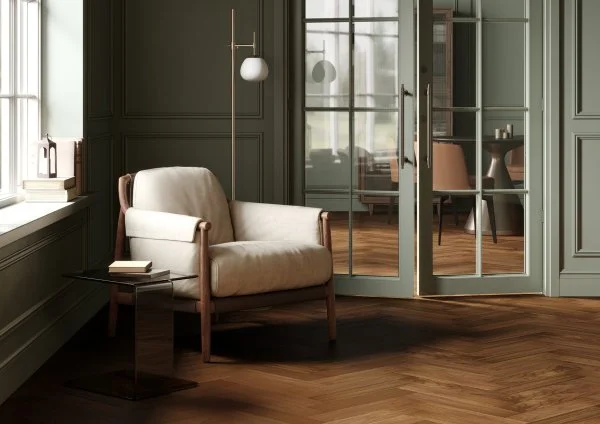 Паркетная доска Quartz Parquet Штучный паркет Орех Американский 44-400-29 в Ульяновске