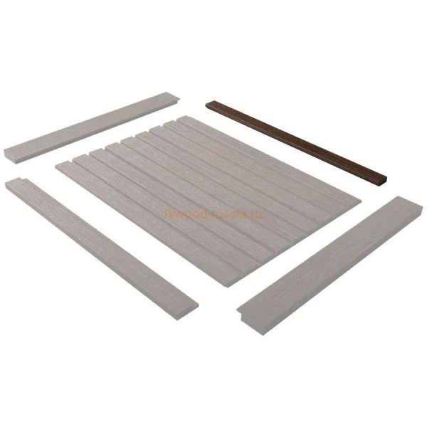 Финишный молдинг LF124B BR396 левый декорированный (31х12х2700мм) в Ульяновске