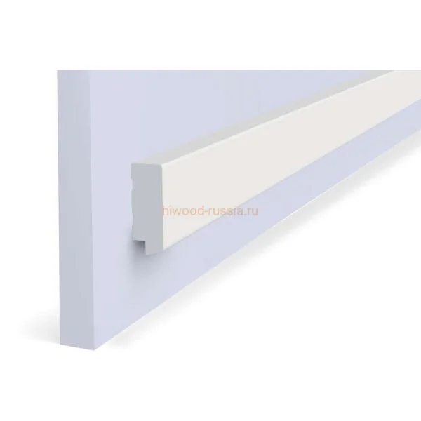 Финишный молдинг LF124B NP левый белый (31х12х2700мм) в Ульяновске