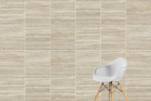 Керамогранит Vitra CityStone Травертин Линейный 60х60 (Натуральная и Реттифицированная) в Ульяновске