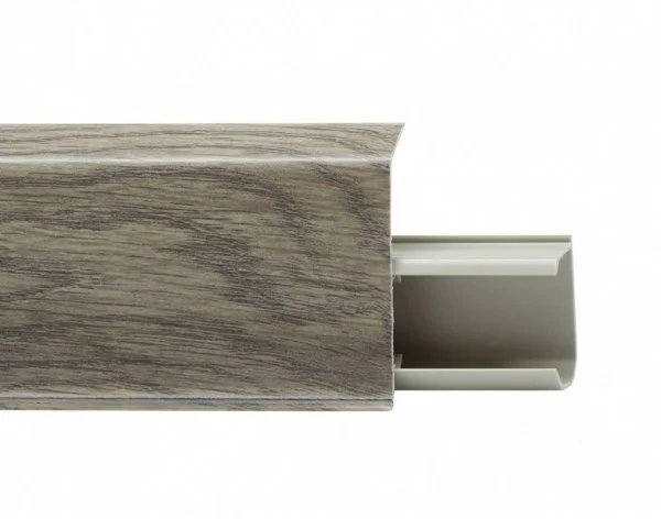 Пластиковый плинтус Royce №532 Дуб Рустикальный (55х23х2200мм) в Ульяновске