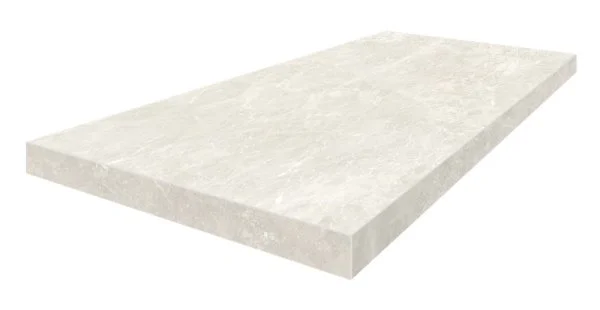 Керамогранит Coliseum Да Винчи Уайт Ступень угловая левая (Натуральный, 33х60) в Ульяновске