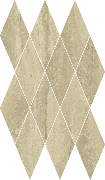 Керамогранит Italon Шарм Эдванс Травертино 28х48 мозаика Даймонд (Люкс) в Ульяновске