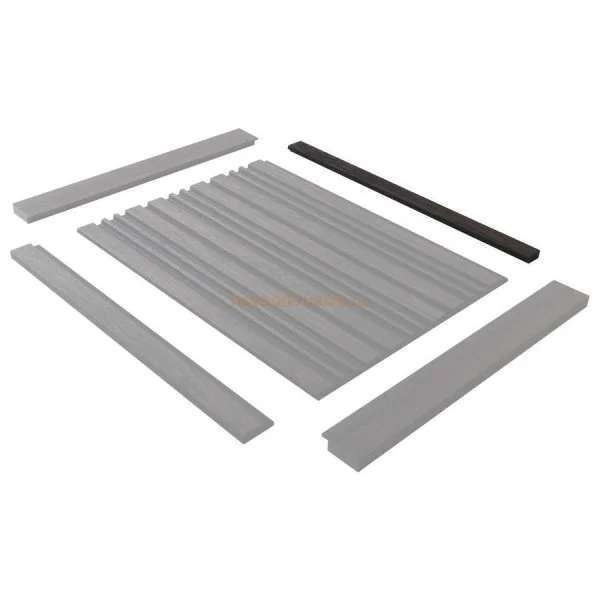 Финишный молдинг LF124B BR395K левый декорированный (31х12х2700мм) в Ульяновске