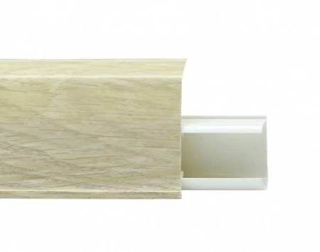 Пластиковый плинтус Royce №508 Серый Опем (55х23х2200мм) в Ульяновске