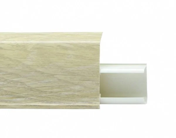 Пластиковый плинтус Royce №508 Серый Опем (55х23х2200мм) в Ульяновске