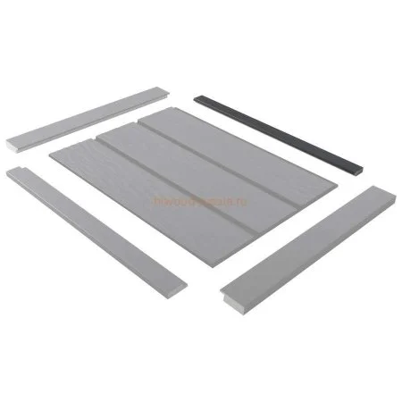 Финишный молдинг LF124B GR15K левый декорированный (31х12х2700мм) в Ульяновске