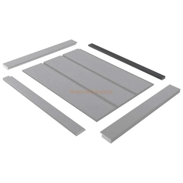 Финишный молдинг LF124B GR15K левый декорированный (31х12х2700мм) в Ульяновске