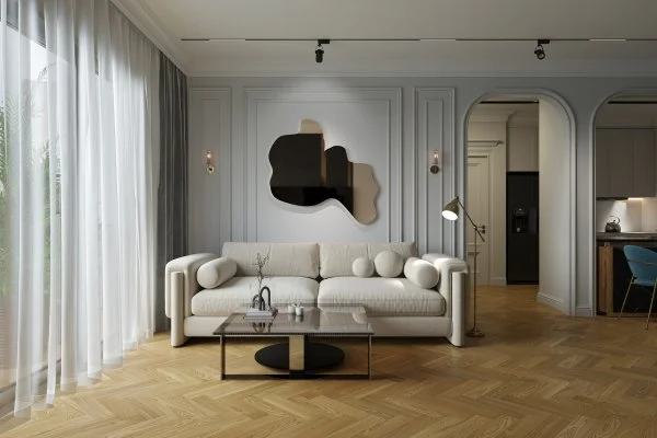 Паркетная доска Quartz Parquet Штучный паркет Вяз Кенигсберг 44-550-62 в Ульяновске