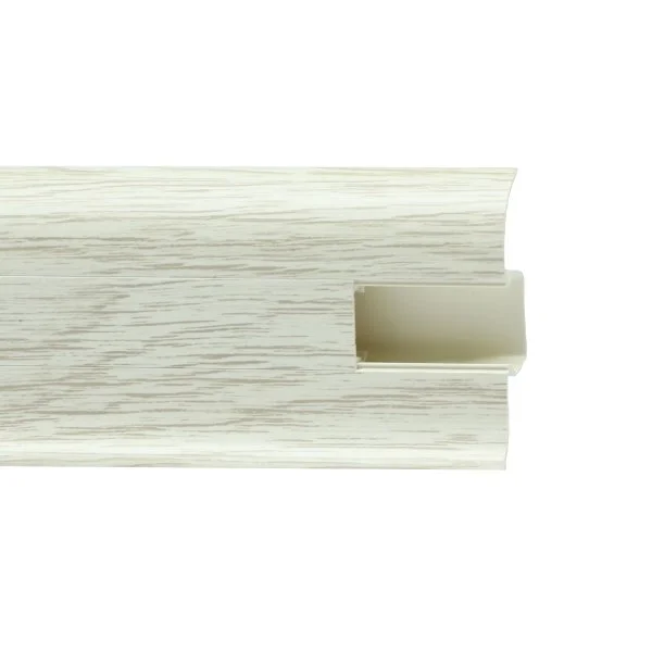 Пластиковый плинтус Royce №851 Дуб Льняной (58х22х2200мм) в Ульяновске