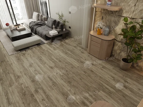 Каменно-полимерная плитка Alpine Floor Grand Sequoia Village Венге Грей ECO 11-807 4мм, 43 класс в Ульяновске