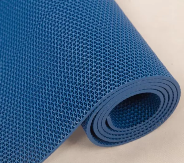 Грязезащитное рулонное покрытие ЗигЗаг Синий 4,5 мм (1,2 м) Китай в Ульяновске