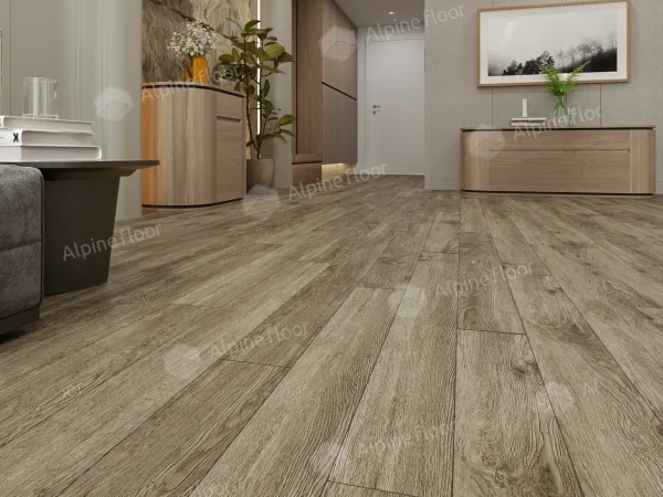 Каменно-полимерная плитка Alpine Floor Grand Sequoia Village Венге Грей ECO 11-807 4мм, 43 класс в Ульяновске