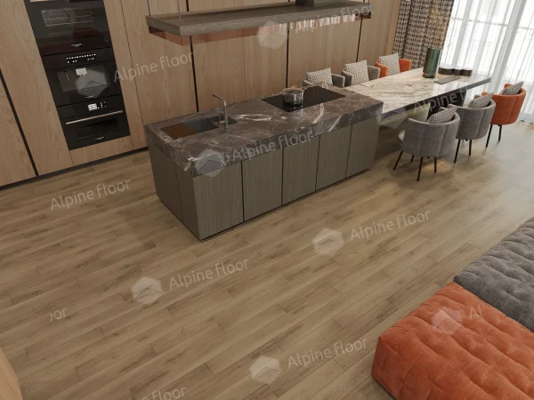 Каменно-полимерная плитка Alpine Floor Grand Sequoia Village Вайпуа ECO 11-1907 4мм, 43 класс в Ульяновске