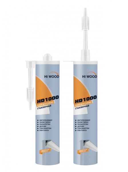 Монтажно-стыковочный клей HiWood HD1000 Белый 280 ml в Ульяновске