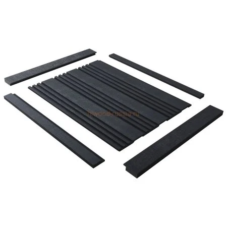 Финишный молдинг LF124A BK114K правый декорированный (42х12х2700мм) в Ульяновске