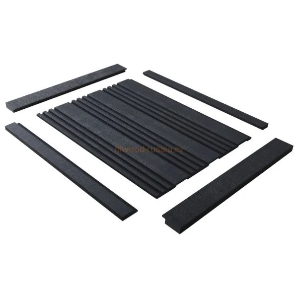 Финишный молдинг LF124B BK114K левый декорированный (31х12х2700мм) в Ульяновске