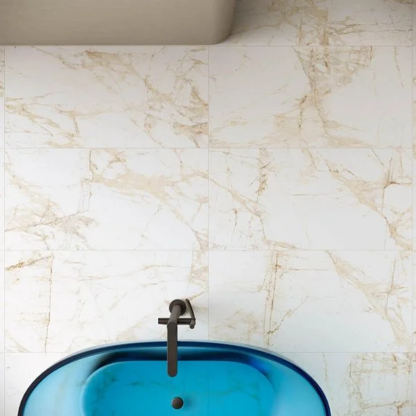 Керамогранит Coliseum Канова Уайт 60х120 (Натуральный и Реттифицированный) в Ульяновске