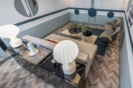 Пробковое покрытие CorkStyle Chevron Silver в Ульяновске