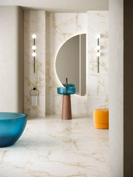 Керамогранит Coliseum Канова Уайт 60х120 (Натуральный и Реттифицированный) в Ульяновске