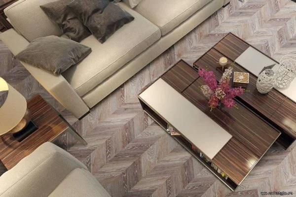Пробковое покрытие CorkStyle Chevron Brown (1235*305*6 мм) HC в Ульяновске