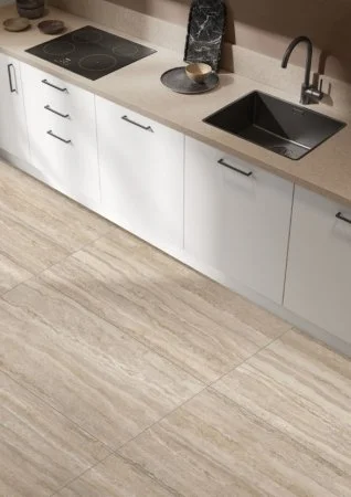 Керамогранит Vitra CityStone Травертин Линейный 60х120 (Натуральная и Реттифицированная) в Ульяновске