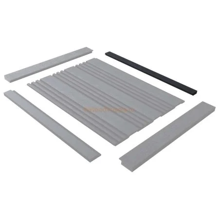 Финишный молдинг LF124B BK114K левый декорированный (31х12х2700мм) в Ульяновске