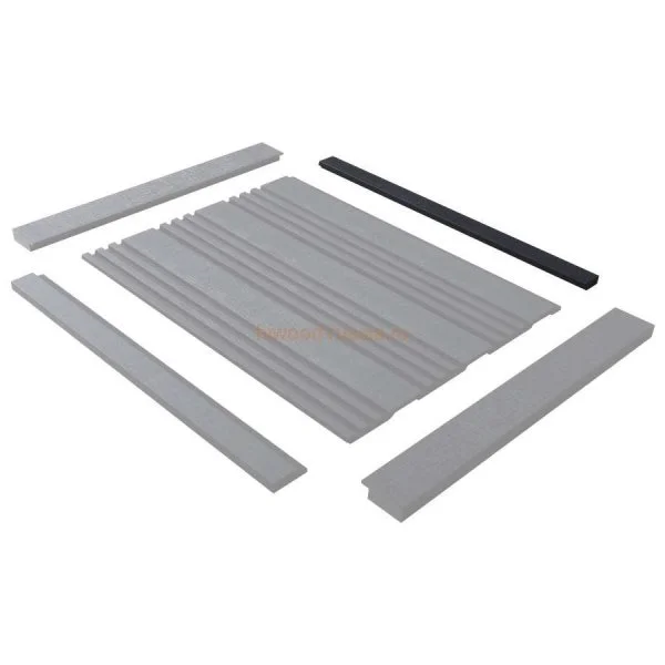 Финишный молдинг LF124B BK114K левый декорированный (31х12х2700мм) в Ульяновске