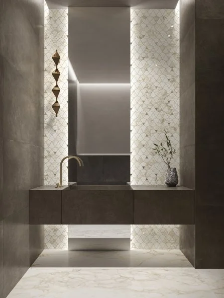 Керамогранит Italon Этернум Каррара Мозаика Вертекс 25.8х30 (Натуральная) в Ульяновске