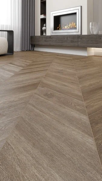 Кварц-виниловая плитка Alpine Floor Chevron Макадамия ECO 20-5 (2,5 мм. 43 класс) в Ульяновске