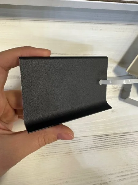 Алюминиевый плинтус Bonkeel ПЛ80 515л Черный (78,5х11,2х2500мм) в Ульяновске