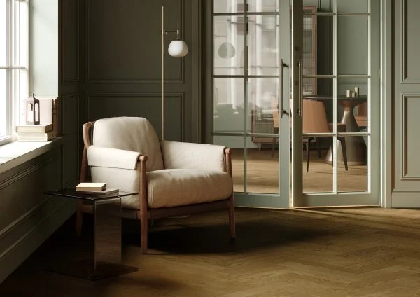 Паркетная доска Quartz Parquet Штучный паркет Дуб Кедровый Латте 44-1258-59 в Ульяновске