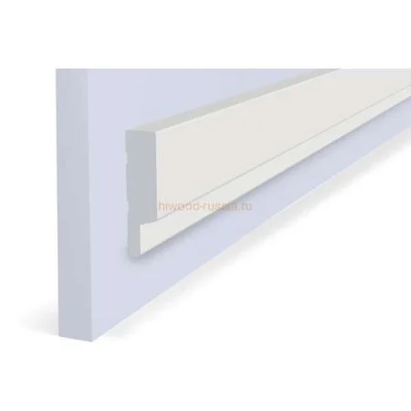 Финишный молдинг LF124A NP правый белый (42х12х2700мм) в Ульяновске