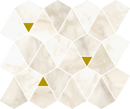 Керамогранит Italon Этернум Каррара Мозаика Вертекс 25.8х30 (Натуральная) в Ульяновске